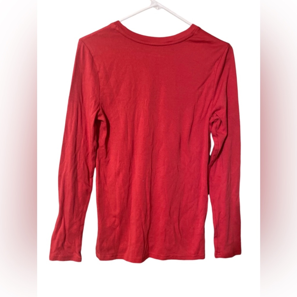 Eddie Bauer Lot Of 4 Long Sleeve Shirts Womens Medium V-Neck Minimalist Comfort - Picture 13 of 16